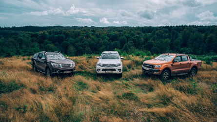 Les Ford Ranger, Nissan Navara et Toyota Hilux au banc d’essai