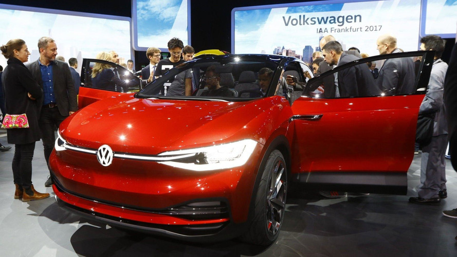VW I.D. Crozz II Concept live in Frankfurt