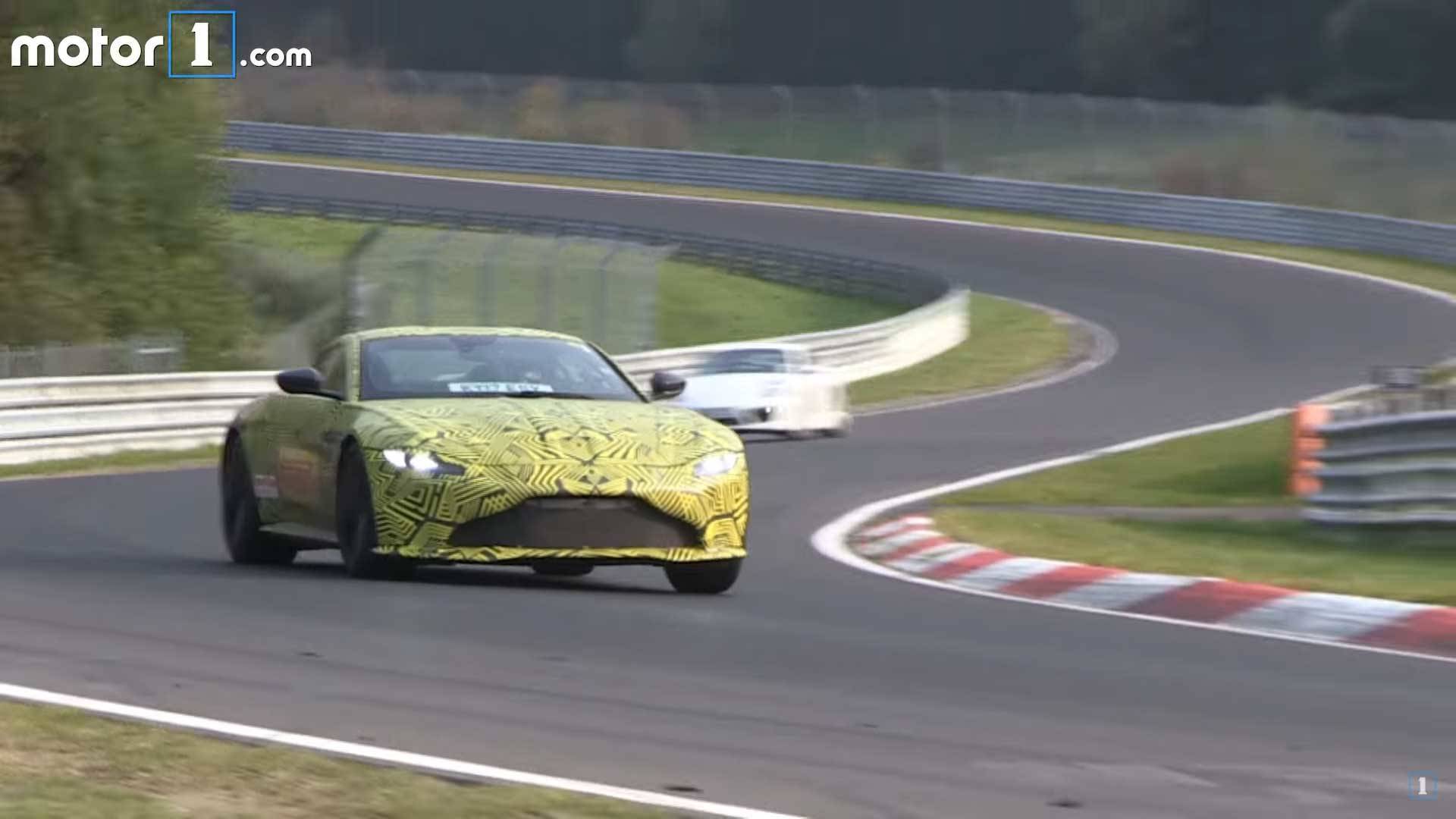 Verstappen Power Slides Vantage While Aston Martin