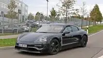 2020 Porsche Mission E spy photo