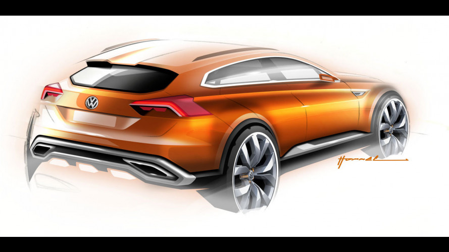 Volkswagen CrossBlue Coupé Concept, i bozzetti