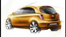 I primi bozzetti della nuova Nissan Micra 