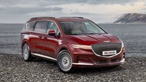Genesis Luxus-Minivan-Rendering