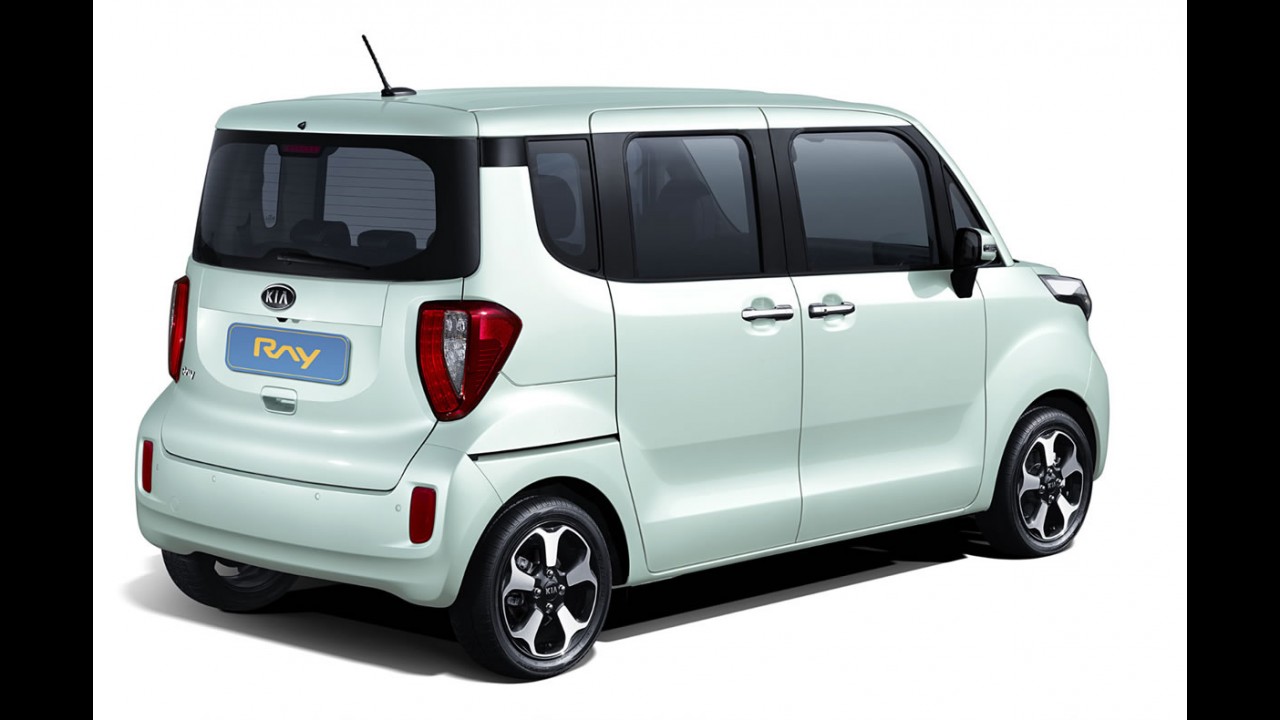 Kia mostra o novo Ray - Modelo coreano tem visual de kei car japonês
