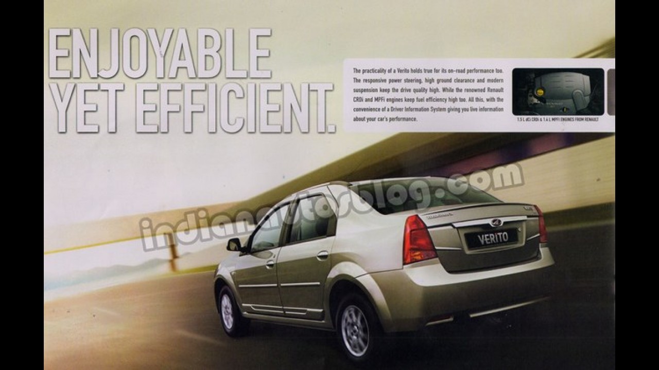 Mahindra Verito 2013 é revelado na Índia - Irmão do Logan ganha reestilização
