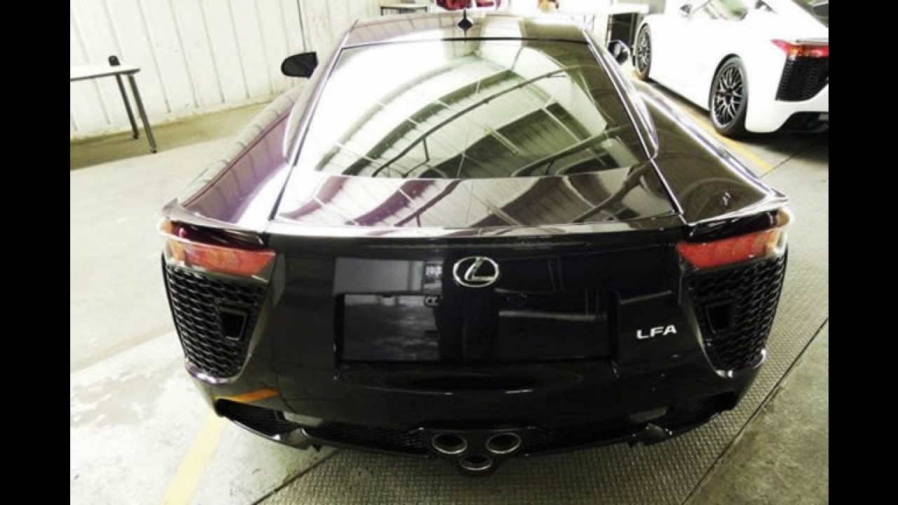 Filho único: Lexus mostra LFA Black Amethyst