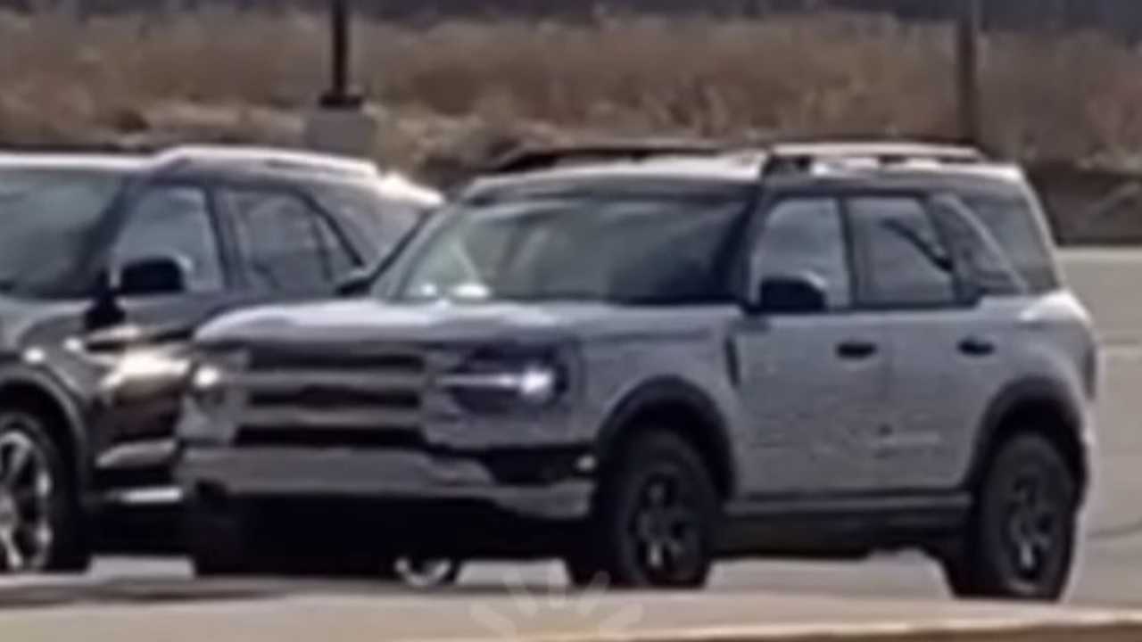 Ford Bronco Sport Spied With An Explorer