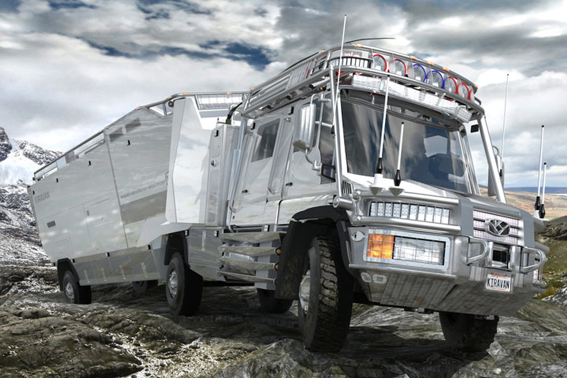 KiraVan: Meet the World's Most Extravagant Off-Road Truck