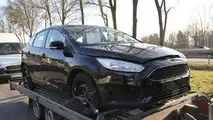 2018 Ford Focus chassis testing mule spy photo