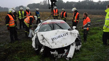 Ferrari 458 Italia crashed in Germany