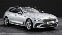 Genesis G70 Shooting Brake render