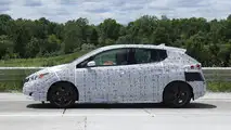 2018 Nissan Leaf casus fotoğrafları