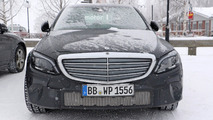 2018 Mercedes C-Class facelift spy photo