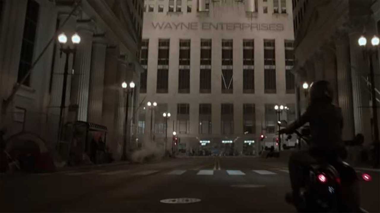 Batwoman Rides A Harley