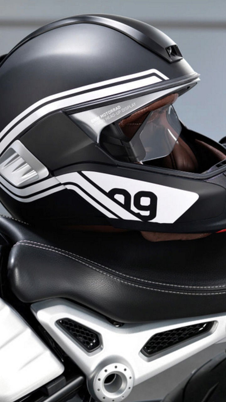 BMW Motorrad Unveils Connected Ride Concept, Helmet HUD, and Laser Light