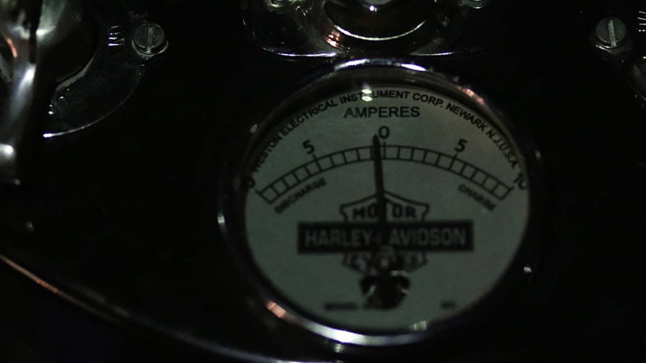 Just barely discharging... Photo by Panhead Jim.