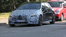 2020 Mercedes-AMG A45 screenshot from spy video