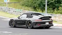 Porsche 911 Speedster Uncovered Spy Photos