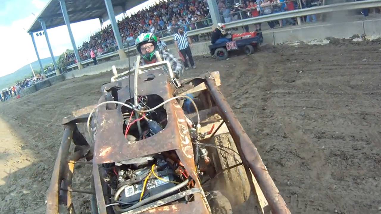 Lawn Mower Demolition Derby is the Most Terrifying Thing You'll See All Day