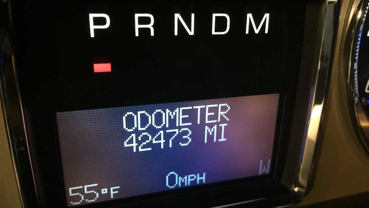 Vehicle digital odometer