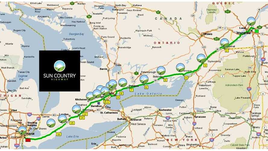 Highway 401 In Canada Now Electrified; EV Travel From Detroit To