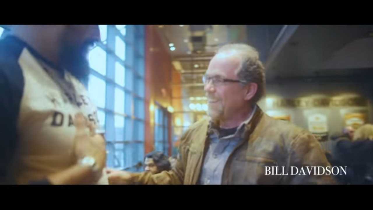 Aquaman Gets Giddy At The Harley Museum