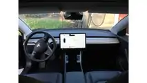 Tesla Model 3 cockpit
