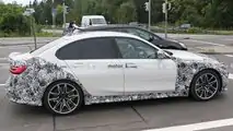 BMW M3 Spy Shots Side View