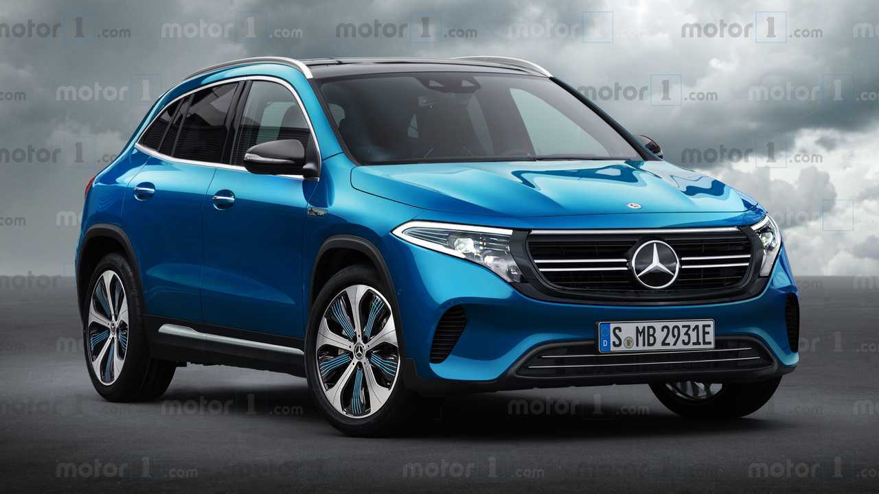 MOTOS Velours Vloermatten Voor Mercedes-Benz EQA (2021+) – Blauw, Geweven, 7 Mm Dik, Pasvorm Gegarandeerd