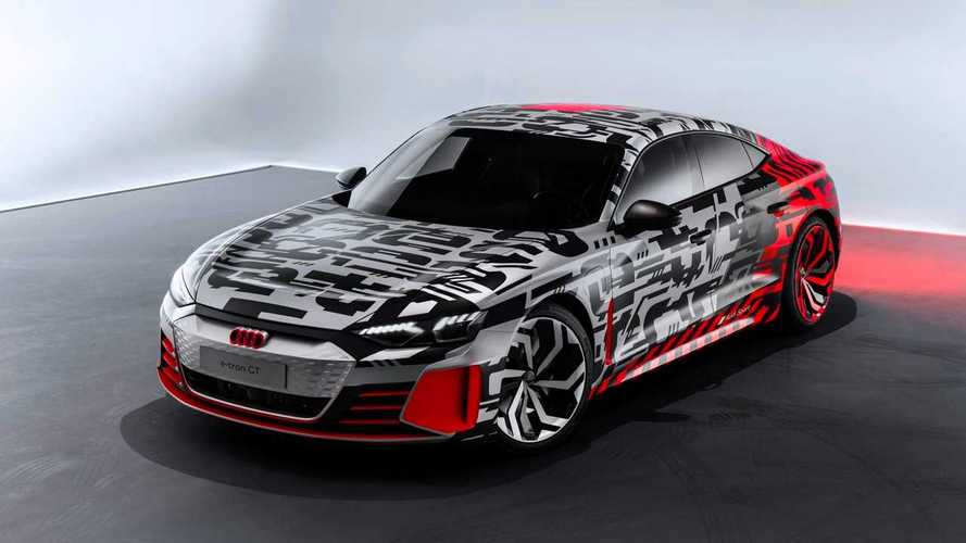 Audi e-tron GT Concept Shows Up In Camo