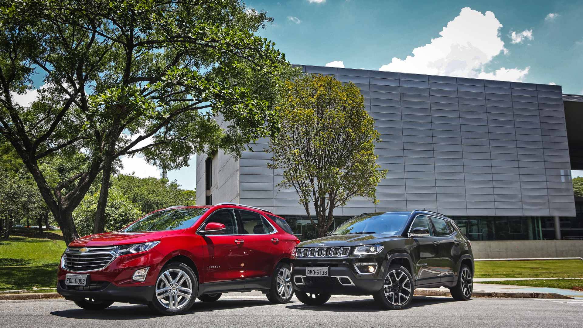 Comparativo Equinox X Compass Questão de estilo