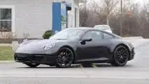 Nuova Porsche 911 - Foto Spia Interni