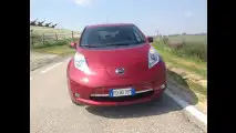 Nissan Leaf, test di consumo reale Roma-Forlì