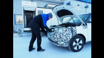 Kia Soul EV. I test in Lapponia