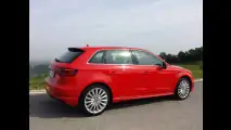 Audi A3 Sportback e-tron, test di consumo reale Roma-Forlì