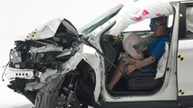 Honda Ridgeline during IIHS crash test