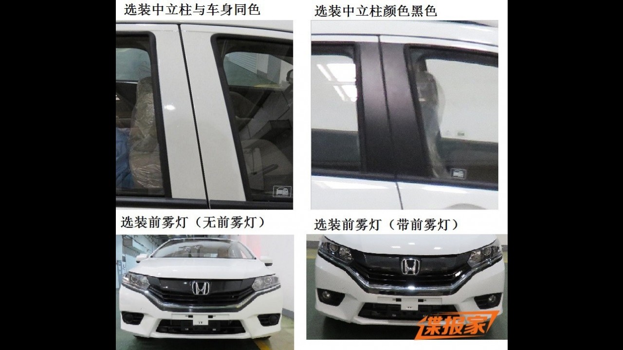 Flagra! Honda City é clicado com visual curioso e exclusivo para a China