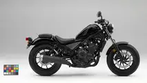 Honda Rebel 300 and Rebel 500