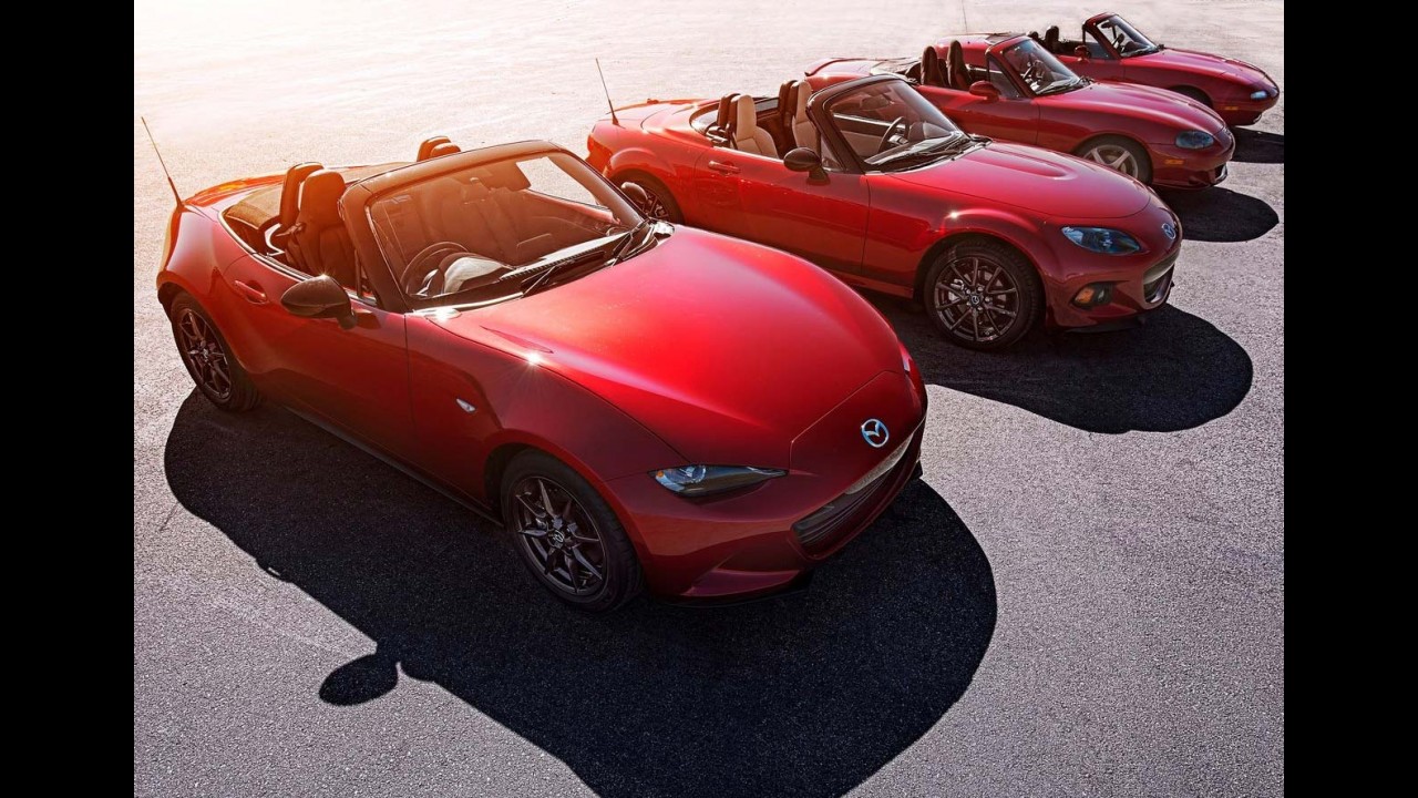 Na balança: Mazda prova que MX-5 Miata é um carro "equilibrado"