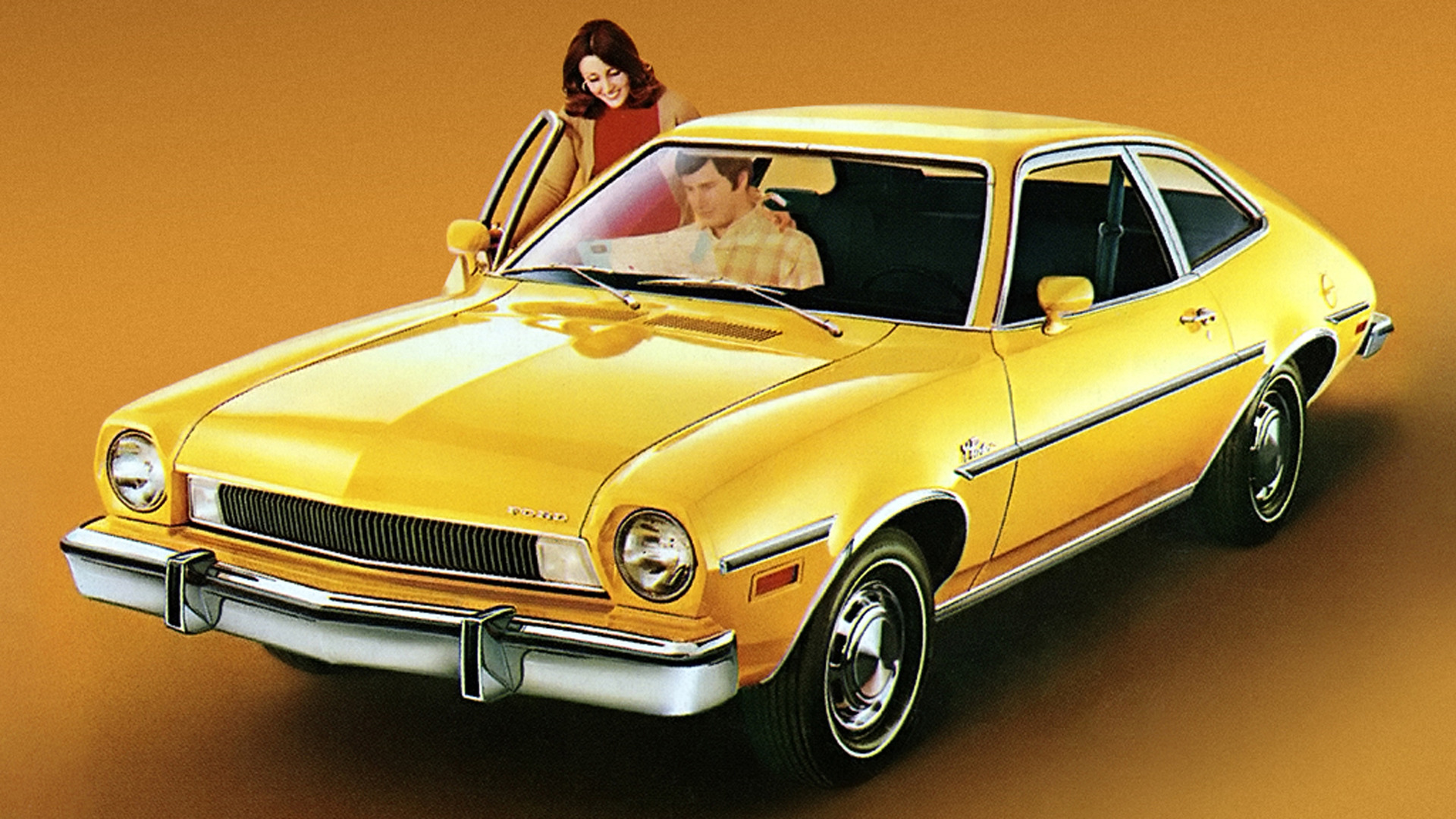 Este veterano Ford Pinto esconde un motor V8 turbo bajo el capó