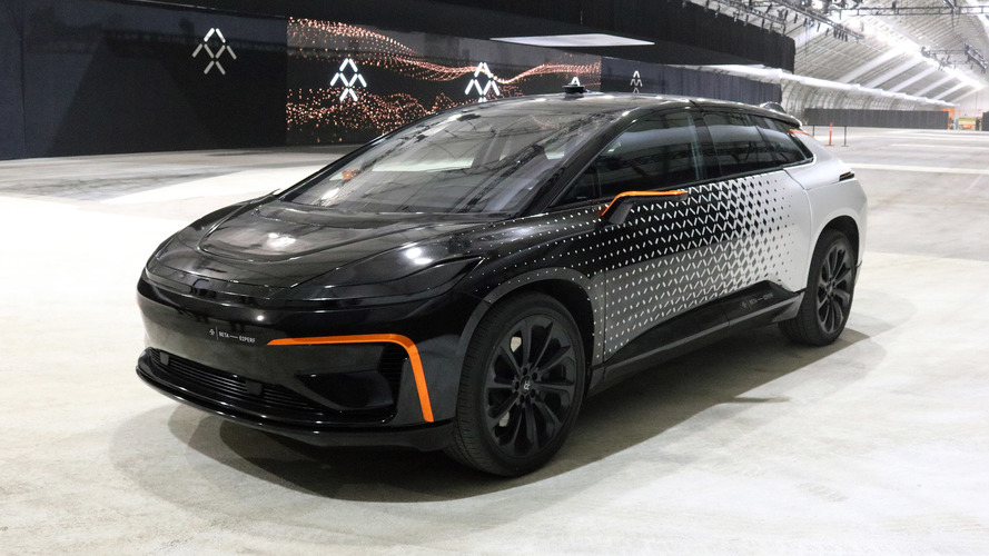 Faraday Future FF 91 prototipi denemesi
