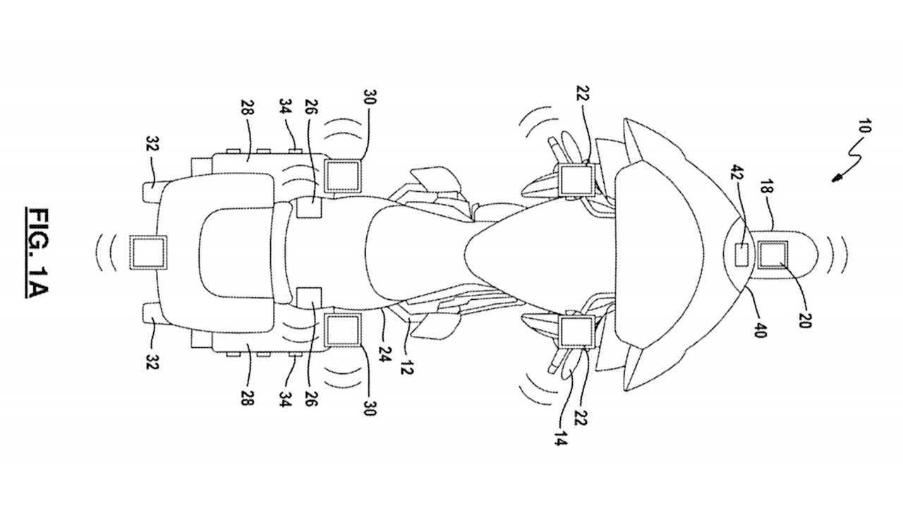 Indian Motorcycle Adaptive Lighting Patent - Sensor Overview
