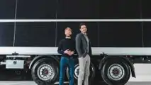 The Sono founders with the solar truck