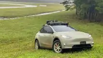 Tesla Model Y Off-Road Fun