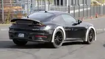 Photo espion Porsche 911 surélevée