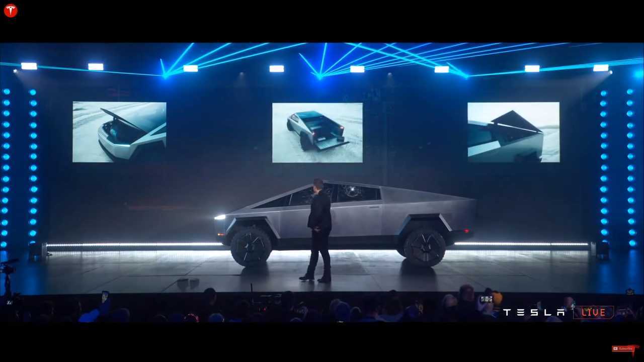 Have You Noticed That The Tesla Cybertruck Has Sail Pillar Storages?