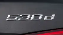 BMW 530d boot badge