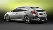 Honda Civic Hatchback concept leaked photo