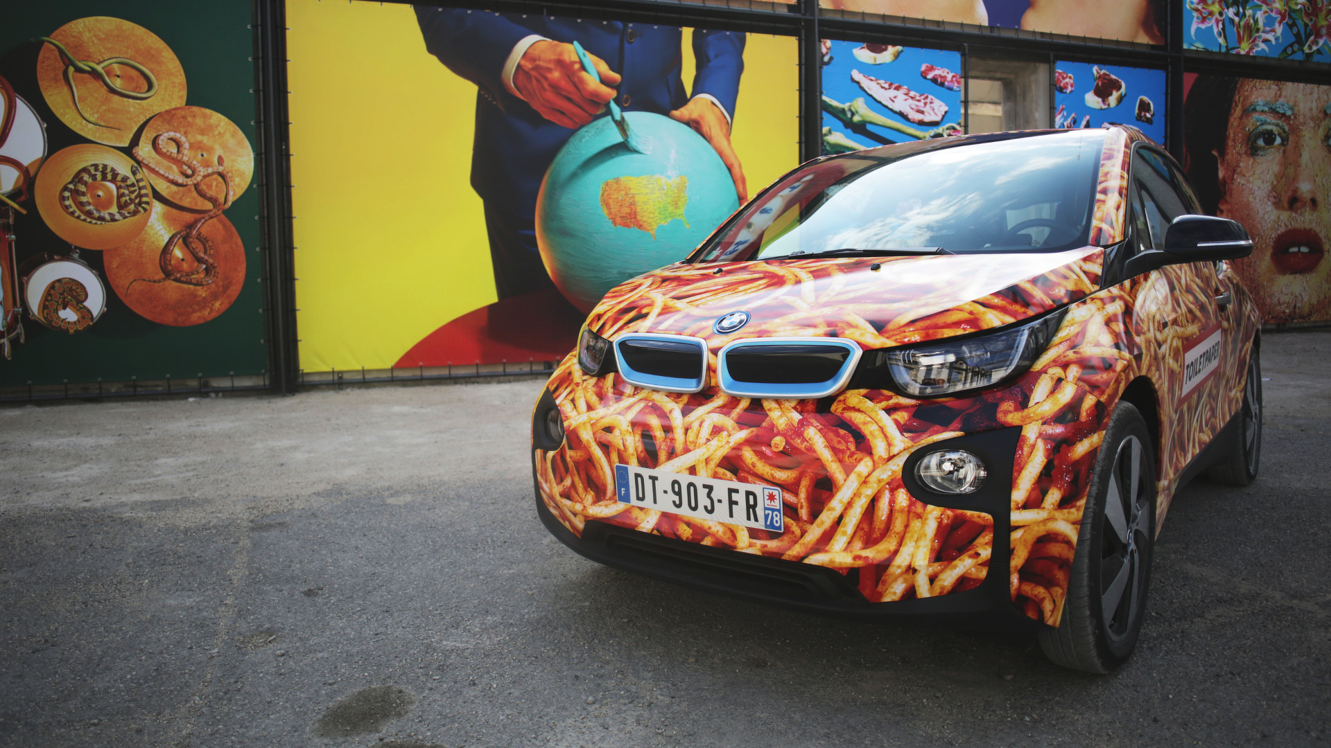 BMW i3 Spaghetti Car Sells For A Saucy 116K To Hungry Buyer