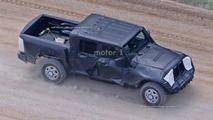 Jeep Wrangler pickup photos espion